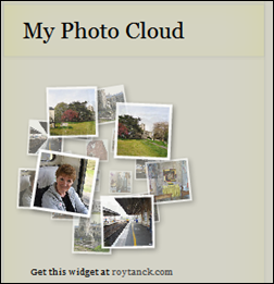 RoyTanck's Fickr Photo Cloud